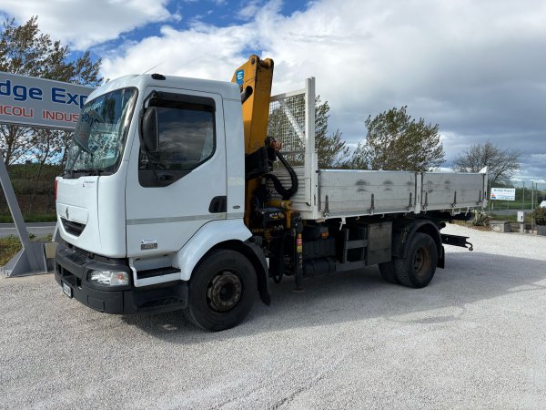RENAULT MIDLUM 220 DCI ribaltabile gru EFFER
