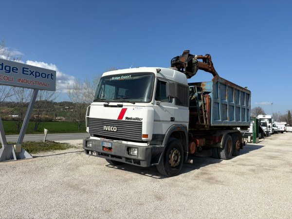 IVECO TURBOSTAR 190.42 scarrabile + cassa GRU POLIPO